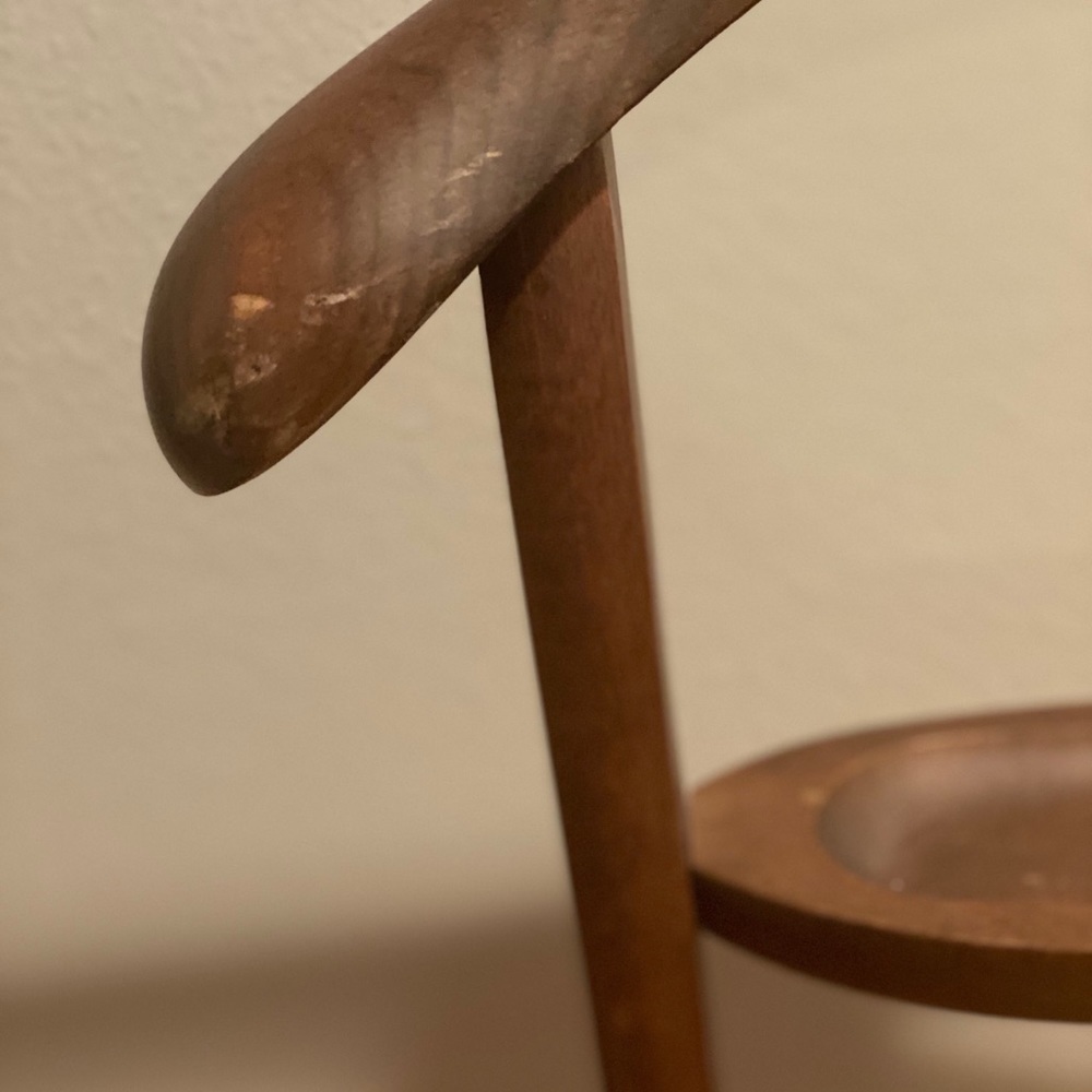 Amcrest Vintage Mid Century Wood Suit Valet​​​​​​​​​ - Picture 5 of 16